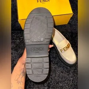 【FENDI】FENDIGRAPHY LOAFERS Fendi Vitello Abrasivato Fendigraphy Loafers - Brand Bag Girl